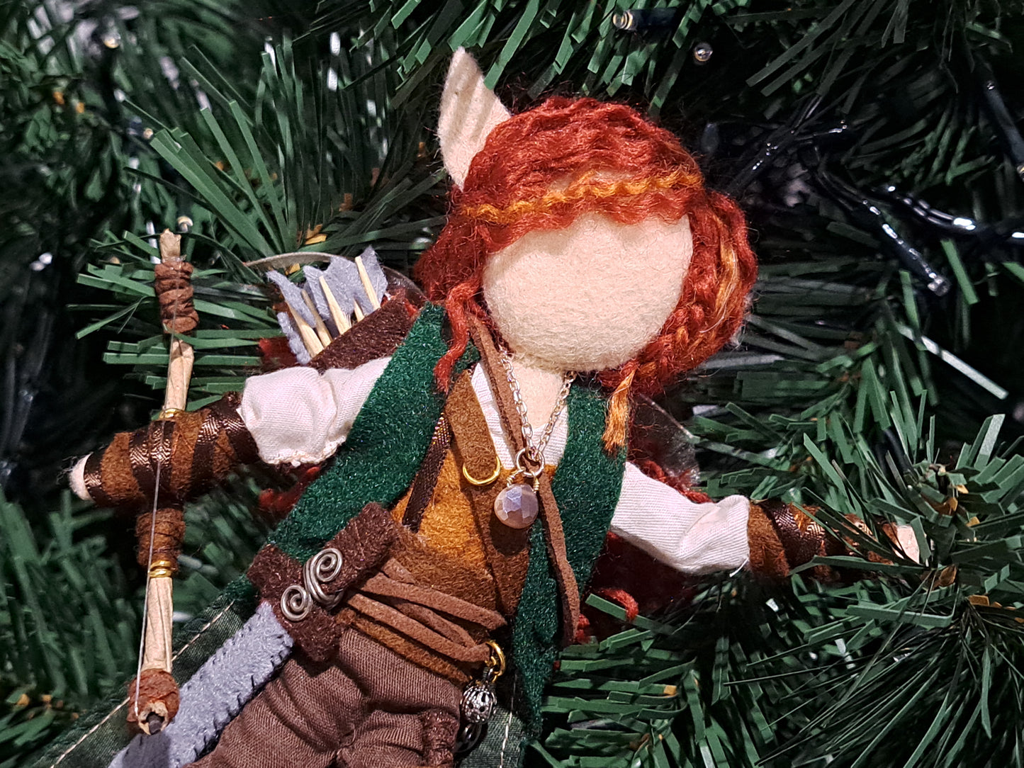 Rogue Theif doll, OOAK One of a kind mixed media art doll, fantasy art doll, Warrior woman, Fabric art doll, Fantasy figurine