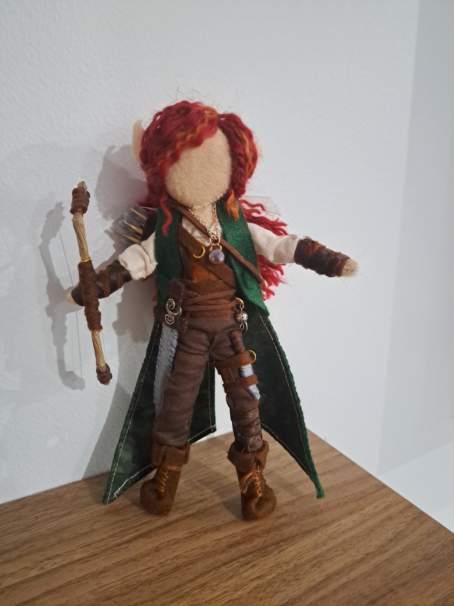 Rogue Theif doll, OOAK One of a kind mixed media art doll, fantasy art doll, Warrior woman, Fabric art doll, Fantasy figurine