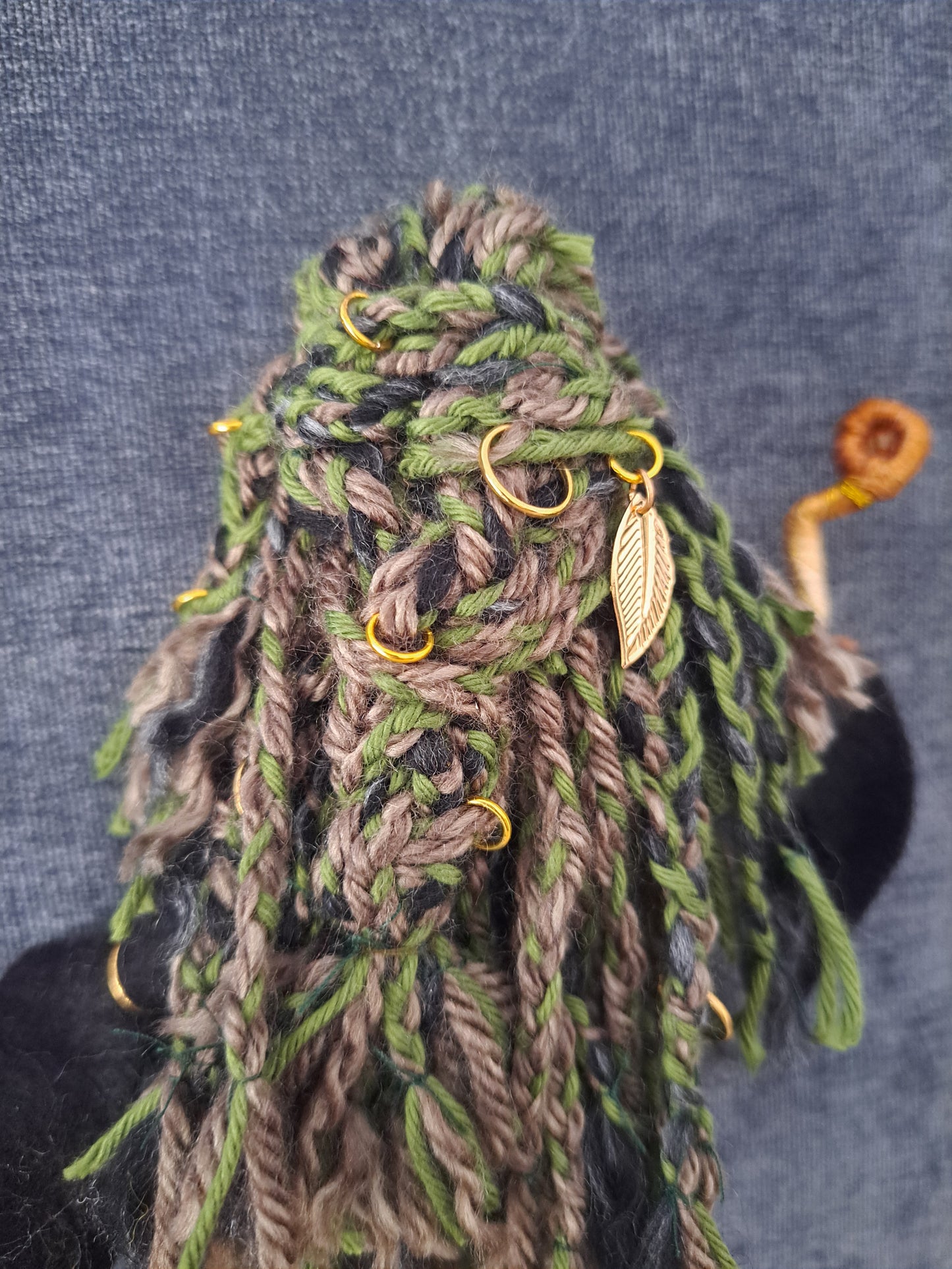 Witch, Sorceress doll, OOAK One of a kind mixed media art doll, fantasy art doll, Warrior woman, Fabric art doll, Fantasy figurine.