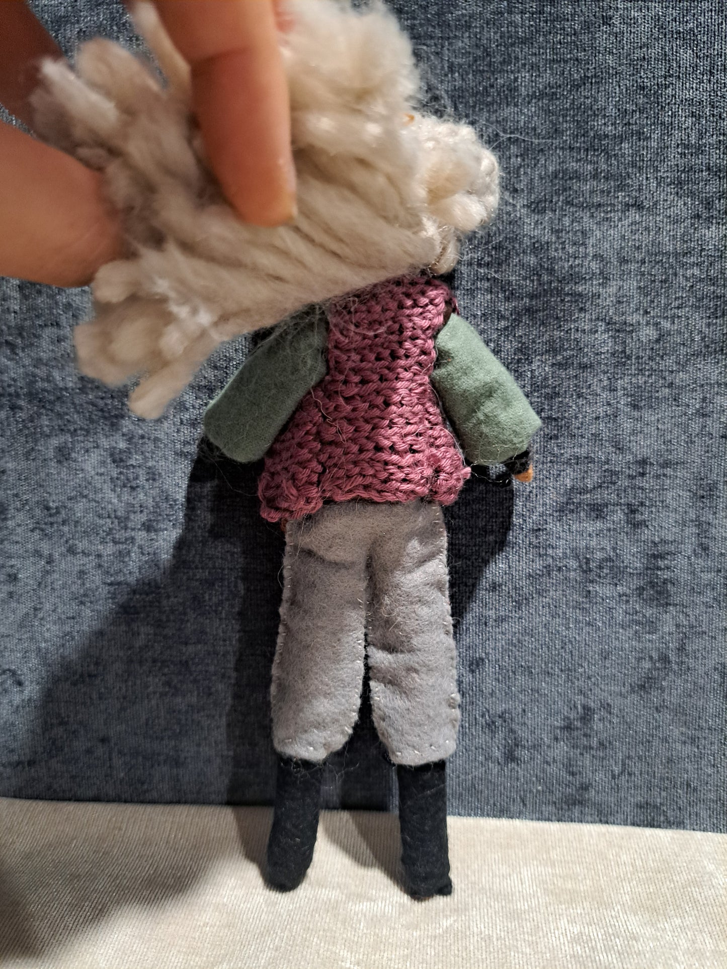 OOAK One of a Kind mixed media art doll. Medieval art doll. Pirate character figurine. Warrior woman. Fabric art doll. Fantasy figurine.